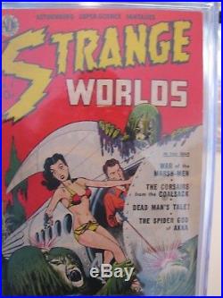 Strange Worlds #1 (Nov 1950, Avon) CGC Golden Age Joe Kubert