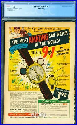 Strange Worlds #4 1951 Certified 2.5 A CLASSIC GOLDEN-AGE PRE-CODE SCI-FI COPY