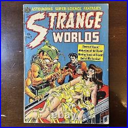 Strange Worlds #5 (1951) Golden Age Sci-Fi! Good Girl Art! Wally Wood Cover