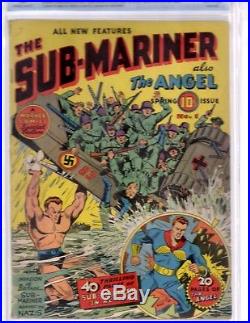 Sub-Mariner Comics #1 CGC 5.5 Timely Marvel 1941 Key Golden Age