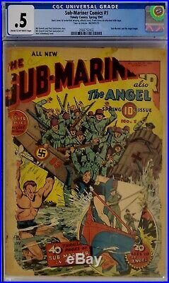 Sub-mariner Comics #1 Cgc. 5 Golden Age Timely