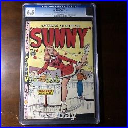 Sunny #11 (1947) Golden Age! Classic Good Girl Cover! GGA! CGC 6.5