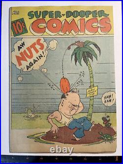 Super-Dooper Comics #1 (1946 Able Manufacturing Co) Rare FN+