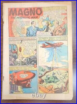 Super-Mystery Comics #3 (Ace, 1940) Condition coverless