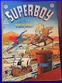 Superboy 1949-1979 1st Series DC #9 3.5 VG- Very Good- Golden Age Comic Superman