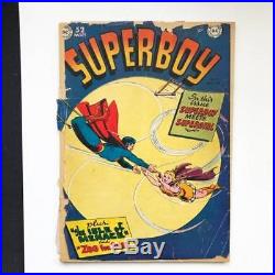 Superboy #5 1st Supergirl Prototype DC Comics Golden Age 1949 Scarce