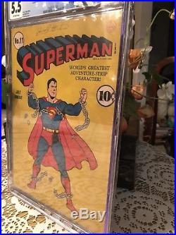 Superman #11 CGC Graded Golden Age Comic Book