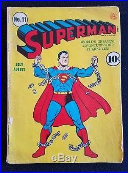 Superman 11 Golden Age Not Cgc/Cbcs Action Comics Classic