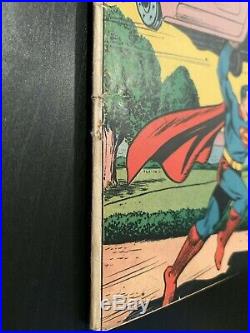 Superman #19 DC Golden Age Nov/ Dec 1942 Siegel story Burnley cover