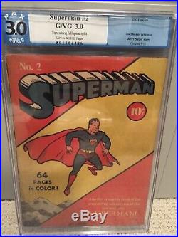 Superman #2 Golden Age PGX 3.0 DC Fall 1939