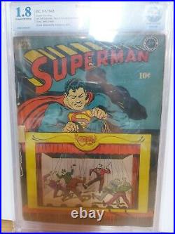 Superman #22 1943 CBCS 1.8 Not CGC Rare Golden Age DC