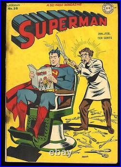 Superman #38 VG 4.0 Luthor Appearance! Don Cameron! Wayne Boring cover