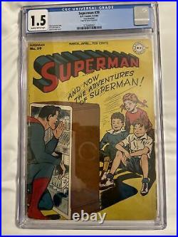 Superman #39 DC Golden Age 1946 CGC 1.5