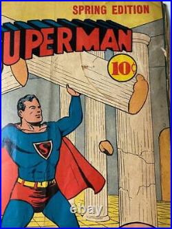 Superman 4 1940 Golden Age 2.0 Condition 1st Lex Luthor on Cover
