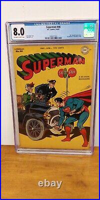 Superman #46 1947 CGC 8.0 DC Comics / Golden Age BEAUTY