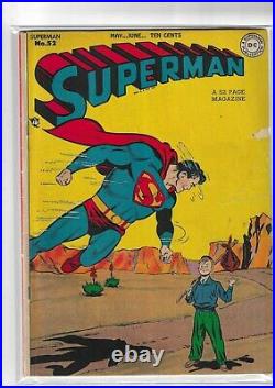 Superman # 52 Good Plus DC Golden Age