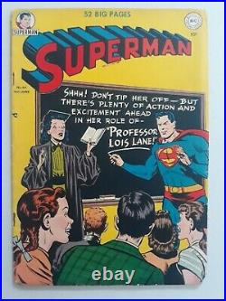 Superman 64 DC Golden Age Comics 1950