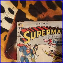 Superman #65 1950 Key Golden Age DC 1st app. Other survivors of Krypton Low Grade