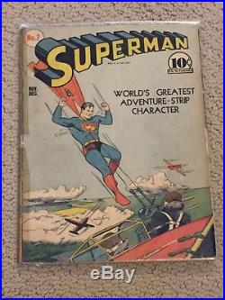 Superman 7 G-VG (Golden Age Superman from 1940!)