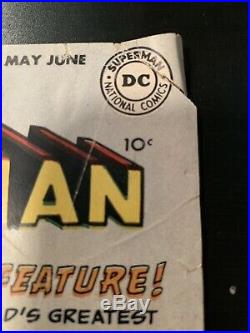 Superman #76 DC Golden Age 1952 Superman + Batman learn identities 1st time