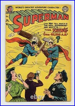 Superman #87 GD/VG 3.0 1954