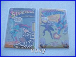 Superman Comic Book Collection Golden Age to Bronze 109 comics Supermn #8 to 279