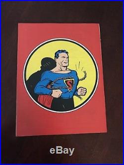 Superman Comics # 1 1939 Over-sized Golden Age Replica