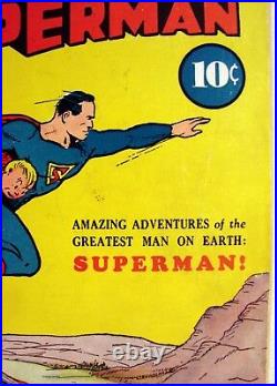 Superman Volume 1 #3 Golden Age Comic DC Comics