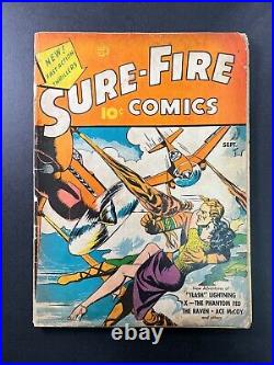 Sure-Fire Comics #3 Rare Golden Age