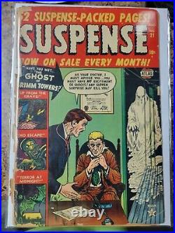 Suspense #21 (1952 Atlas) Golden Age Pre-Code Horror- Stan Lee, Bill Everett