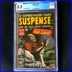 Suspense #22 (Atlas 1952)? CGC 3.5? Bill Everett Rare Pre-Code Horror Comic