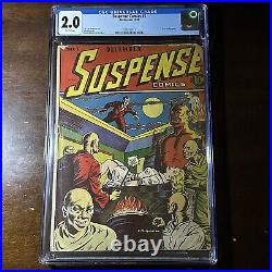 Suspense Comics #1 (1943) Rare! CGC 2.0