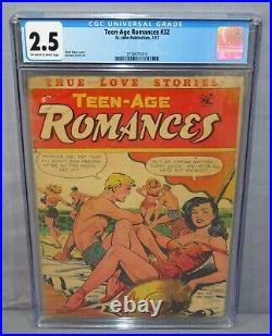 TEEN-AGE ROMANCES #32 (Matt Baker Cover) CGC 2.5 GD+ St. John Publications 1953