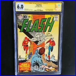 THE FLASH #123 CGC SS 6.0 Signed Joe Giella Re-intro Golden Age Flash! DC