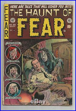 THE HAUNT OF FEAR #26 Golden Age EC Grade 4.5 With Anti-Censorship Editorial