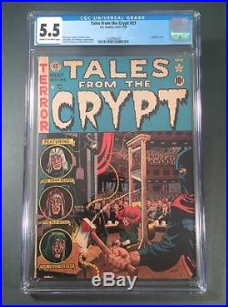Tales from the Crypt #27 CGC 5.5 1951 EC Comics Golden Age Horror