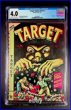 Target Comics #v5 #12 (CGC 4.0) Pre-Code Golden Age Novelty Press (1949)