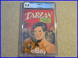 Tarzan #2 CGC 5.0 Off White To White Pages 1948 Golden Age Dell