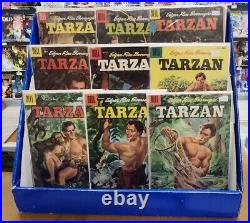 Tarzan Lot Of 46 Golden Age Dell Comics #16-128 (low MID Grade) Worth $650+