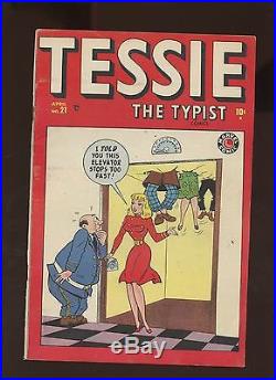 Tessie the Typist 21 FN 6.0 Golden Age 1 Book Lot 1949 Marvel