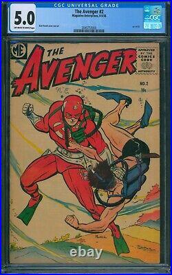 The Avenger #2 (1955)? CGC 5.0? Pre-Dates Avengers! Golden Age Comic