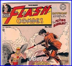 The Flash 102 Golden-Age strict VG- 4.0 HawkmanThe Atom Black Canary 60% Off Now