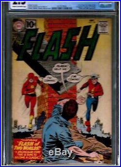 The Flash #123 CGC 2.5 KEY ISSUE FIRST EARTH 2 GOLDEN AGE SILVER AGE FLASH