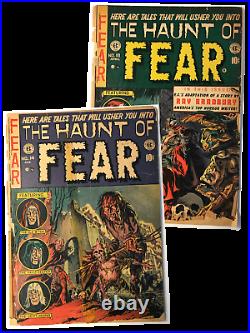 The Haunt of Fear #14, #18 Lot of 2 Comic Books Golden Age EC Comics Pre-Code