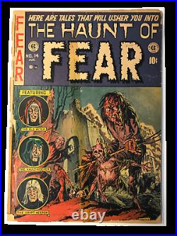 The Haunt of Fear #14, #18 Lot of 2 Comic Books Golden Age EC Comics Pre-Code
