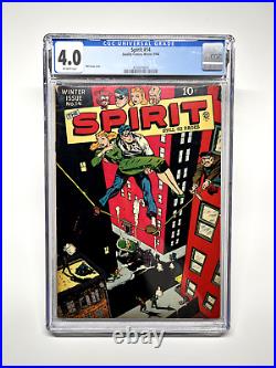 The Spirit #14 CGC 4.0 (1948 Golden Age Quality Comics) Iconic Will Eisner