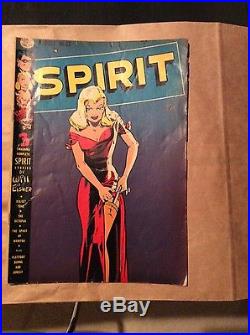 The Spirit Comic Book 22 August 1950 Golden Age Will Eisner Femme Fatale Quality