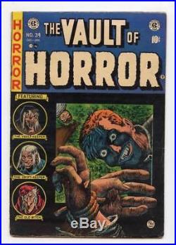 The Vault Of Horror #34 (GD+) E. C. Comics Golden Age Horror 1953 Pre Code