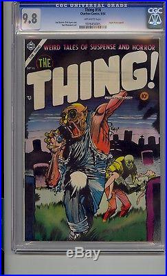 Thing #16 Cgc 9.8 Horror Golden Age Classic Injury To Eye Panel Highest Graded