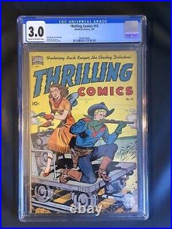 Thrilling Comics #75 CGC 3.0 (Standard 1950) Schomburg Cover Golden Age HTF 1/9